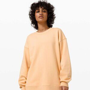 lululemon perfectly oversized crew Ivory Peach